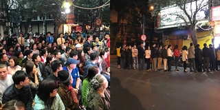 Người dân xếp hàng, lấy số, đợi từ 1 giờ sáng để mua vàng ngày vía Thần Tài