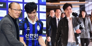 Công Phượng rạng rỡ, bảnh bao như tài tử Hàn Quốc trong buổi ra mắt CLB Incheon United