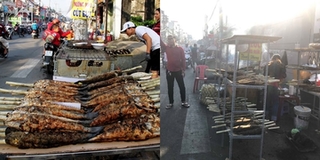 Xóm cá lóc nướng "hốt bạc" ngày Vía Thần Tài, người dân xếp hàng mua từ sáng sớm