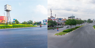 Thích mắt với bộ hình đường Sài Gòn vắng tanh ngày Tết, đầy bình yên