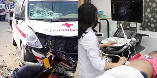 Va chạm với xe cấp cứu, thai phụ 7 tháng đau đớn mất con