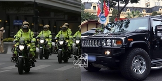 Cận cảnh dàn xe "khủng" bảo vệ Hội nghị thượng đỉnh Mỹ - Triều xuất hiện tại Hà Nội