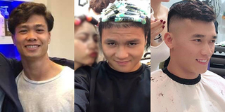 Dàn cầu thủ ĐT Việt Nam thi nhau để tóc "xoăn súp lơ" đón Tết: Ai soái ca hơn ai?