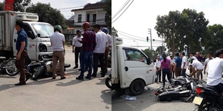 "Ô tô điên" lùa hàng loạt xe máy đang dừng đèn đỏ, nhiều người bị thương ngày mùng 2 Tết