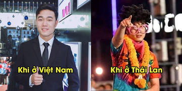 Trường "híp" khi sang Thái Lan: Ăn mặc sặc sỡ hơn bà thím, nhảy điệu moonwalk cực nghệ Trường "híp" khi sang Thái Lan: Ăn mặc sặc sỡ hơn bà thím, nhảy điệu moonwalk cực nghệ