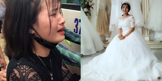 Gái xinh Nghệ An khóc ngất hứa đợi bạn trai 2 năm đi lính bất ngờ tung ảnh mặc váy cô dâu