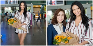 Dàn sao Việt ra sân bay đón Miss Supranational 2018 đến Việt Nam
