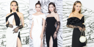 Không đếm xuể dàn mỹ nhân hàng đầu Vbiz lộng lẫy "đốt cháy" thảm đỏ show thời trang