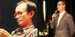 Quang Dũng bảnh bao đến dự lễ tưởng nhớ cố nhạc sĩ Trịnh Công Sơn