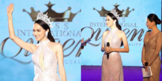 Hương Giang xuất hiện đẹp như nữ thần trong đêm thi Tài năng ở Hoa hậu Chuyển giới quốc tế 2019