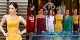 Hương Giang lộng lẫy tựa nữ thần, đẹp lấn át các cựu Hoa hậu Chuyển giới Quốc tế