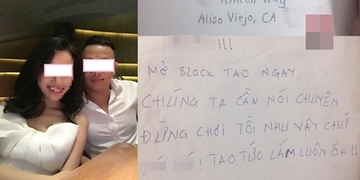 "Block" bạn trai vì cãi cọ, 4 ngày sau cô gái nhận thư chuyển phát nhanh với nội dung khó đỡ "Block" bạn trai vì cãi cọ, 4 ngày sau cô gái nhận thư chuyển phát nhanh với nội dung khó đỡ