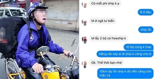 Trời nóng như đổ lửa mà còn có người mặc cả 5 ngàn, đòi freeship cho đoạn đường 10km
