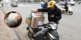 Gói xôi dúi vội vào tay chàng shipper từ bác gái xa lạ khiến CĐM rưng rưng: "Bóng dáng mẹ đâu đây"