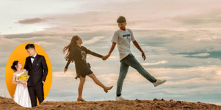 Chuyện tình ngọt lịm của nàng 1m53 yêu chàng 1m96: Đi chụp ảnh cưới phải đứng lên bàn