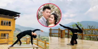 Vừa tung ảnh kỉ niệm 11 năm ngày cưới, Ốc Thanh Vân khoe cơ thể dẻo dai giữa thiên nhiên Bhutan