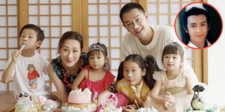 "Đoàn Dự" Trần Hạo Dân khoe tổ ấm hạnh phúc với vợ và 4 con nhỏ ở tuổi 50