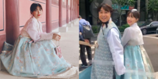 Hòa Minzy diện Hanbok cùng người yêu đại gia ở Hàn Quốc