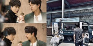"Thần chết" Lee Dong Wook gửi xe tải cà phê cho "Yêu tinh" Gong Yoo, CĐM hỏi: "Khi nào cưới"