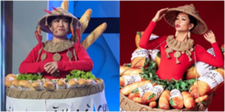 Việt Hương tái hiện lại bộ đồ Bánh mì của H'Hen Niê: Có thêm cả rau, ớt ăn kèm