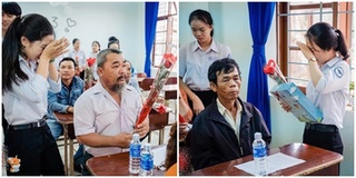 Đâu phải quần là áo lượt mới đẹp, chụp ảnh kỷ yếu với bố mẹ như này mới đáng trân trọng!
