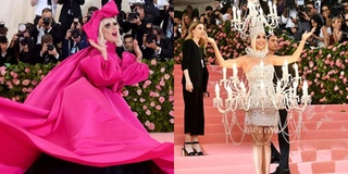 Lady Gaga hoá công chúa, Katy Pery mang đèn chùm trên thảm đỏ Met Gala 2019