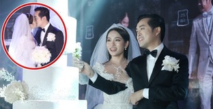 Toàn cảnh lễ cưới lung linh của Dương Khắc Linh - Sara Lưu: Khoá môi ngọt ngào trong hạnh phúc