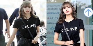 Hiếm hoi đi giày cao gót, Lisa nổi bật ở sân bay lên đường dự Paris Fashion Week 2019