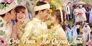 Hàng trăm quan khách, người hâm mộ đón xem đám cưới Cris Phan - Mai Quỳnh Anh