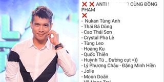Từ trận sóng của "voi biển" Trương Thế Vinh, CĐM lập hẳn danh sách anti loạt sao Việt