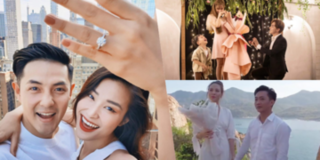 Chỉ mới 2 tháng, Vbiz đã chứng kiến những màn cầu hôn ngọt ngào của sao Việt