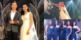 Toàn cảnh đám cưới đẹp như mơ, xa xỉ của Hoa hậu Thái Lan và ông xã siêu giàu