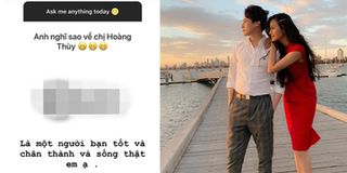 Sau loạt nghi vấn hẹn hò, Rocker Nguyễn chỉ xem Hoàng Thuỳ là "một người bạn tốt"