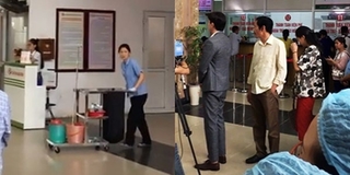 Lộ clip hậu trường Về Nhà Đi Con: Bố Sơn gặp lại cô Hạnh trong bệnh viện, CĐM nghi Thư đổ bệnh