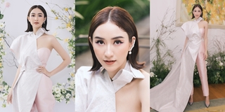 Vừa thay đổi tóc ngắn, Á hậu Hà Thu cũng phá cách với phong cách thời trang và make up cuốn hút mới