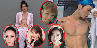 Người yêu đồng tính cùng loạt sao Việt xuýt xoa trước thân hình phẳng lì của BB Trần