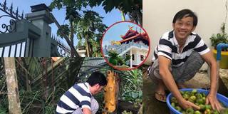 Vườn cây trĩu quả trong nhà thờ Tổ 100 tỷ do nghệ sĩ Hoài Linh tự tay chăm sóc