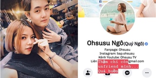 Ohsusu chính thức unfriend bạn trai từng bốc phét "qua đêm" với MisThy, "cà khịa" Sơn Tùng