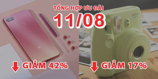 Tổng hợp khuyến mãi ngày 11/08: Điện Thoại Xiaomi giảm gần 3 triệu đồng, Máy Ảnh Sony giảm 26%