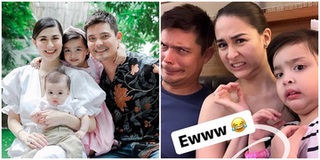 Vợ chồng "mỹ nhân đẹp nhất Philipines" khoe hạnh phúc bằng bức ảnh tự “dìm hàng”