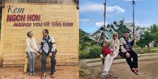 Cực chất bộ ảnh “đưa ngoại về thanh xuân” của cụ ông, cụ bà U80: Ước mơ của đời người là đây!