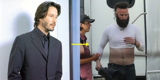 Quý ông lịch thiệp Keanu Reeves khác lạ với râu ria xồm xoàm, bụng bia khó nhận ra