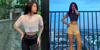 Linh Ka đăng ảnh khoe vòng eo con kiến, CĐM nhiệt tình soi: "Nền gạch ngay eo méo rồi!"
