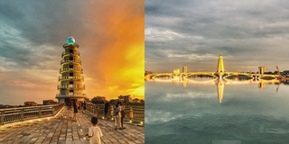 Cây cầu đi bộ ở Phú Thọ thành điểm “sống ảo” mới của các bạn trẻ