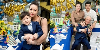Hậu ly hôn, vợ chồng Nhật Kim Anh bất ngờ tái họp mừng sinh nhật con