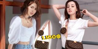 Hết Lisa, Ngọc Trinh "đụng" túi hiệu với Địch Lệ Nhiệt Ba