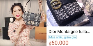 Chiếc túi Dior "tai tiếng" của Sĩ Thanh được bán tràn lan, rẻ bèo