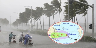 Bão số 5 (Matmo) gây mưa lớn khi đánh vào một số tỉnh ở Việt Nam