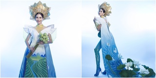 Bộ quốc phục đính 5000 viên pha lê của Hoàng Hạnh ở Miss Earth 2019