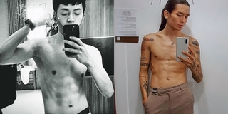 Ngô Kiến Huy cảm ơn "vợ" BB Trần vì giúp anh có được body 6 múi